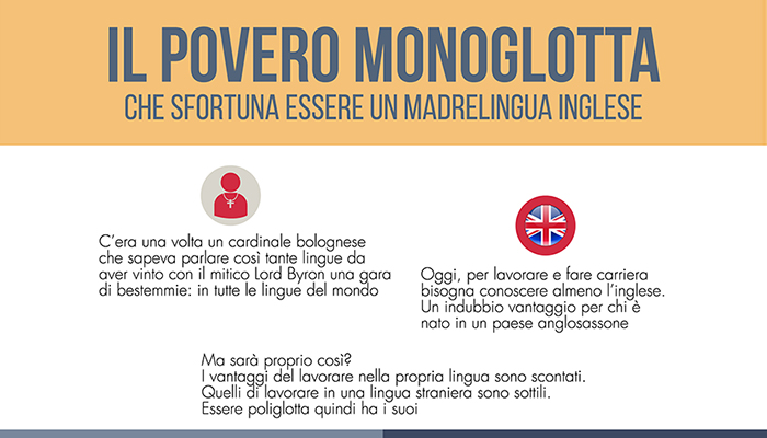 Il povero monoglotta - che sfortuna essere madrelingua inglese