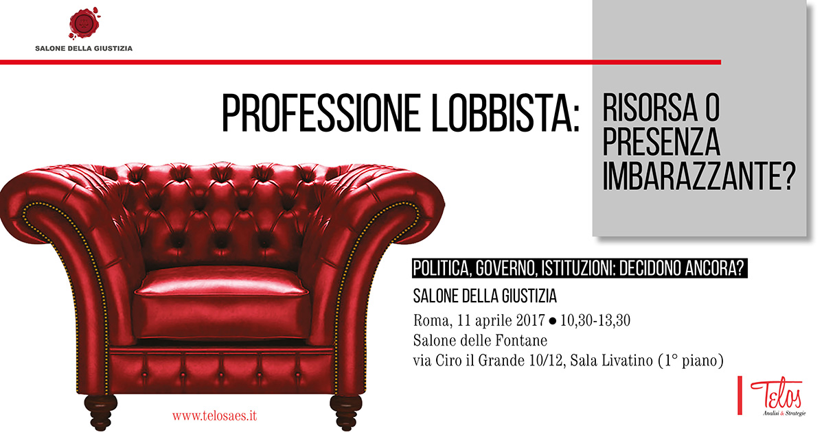 11 April. Profession lobbyist: resource or embarrassing presence?